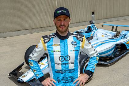 Agustín Canapino correrá las 500 Millas con su auto en homenaje a la selección argentina campeona Qatar 2022