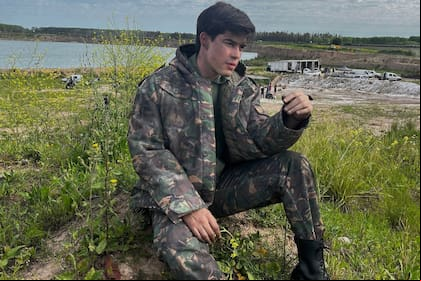 Agustín Monzón no llegó a conocer a su abuelo, quien falleció en 1995 (Foto: Instagram/@agustinmonzon01)