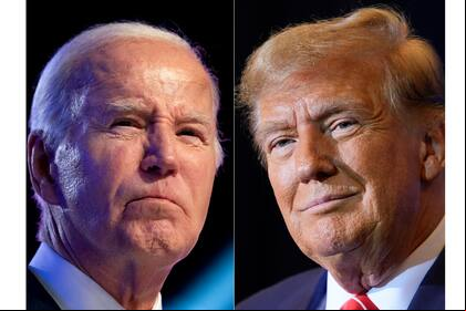 Al final de un eventual segundo mandato, Biden tendría 86 años, y Trump, 82 años. (AP)