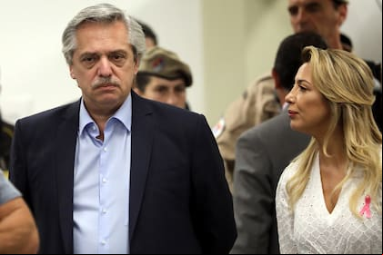 Alberto Fernández y Fabiola Yañez