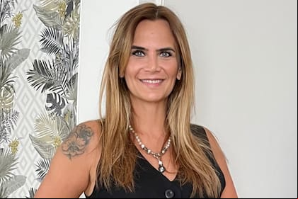 Amalia Granata recibió el año nuevo con su familia y su hija Uma se robó todas las miradas