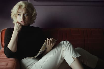 Ana de Armas como Marilyn Monroe en Blonde