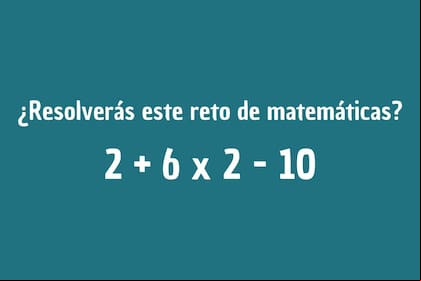 Animate a resolverlo y poner a prueba tus conocimientos matemáticos
