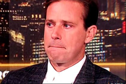 Armie Hammer rompió el silencio y habló sobre las denuncias de canibalismo: “Era una fantasía divertida”