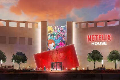 Así serán cada Netflix House que abrirá en Estados Unidos la plataforma de streaming