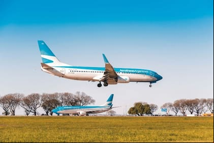 Avión de Aerolíneas Argentinas