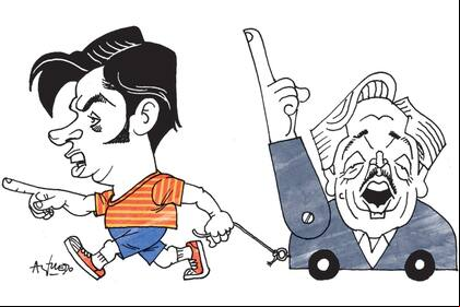 Axel Kicillof y Alberto Fernández