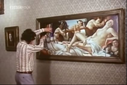 Captura de un episodio de "Modos de ver" (1972), con John Berger, en la BBC
