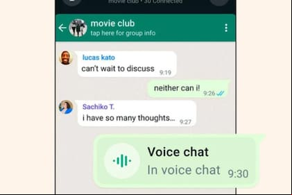 Chats de voz: la nueva función de WhatsApp
(Foto Xataka móvil)