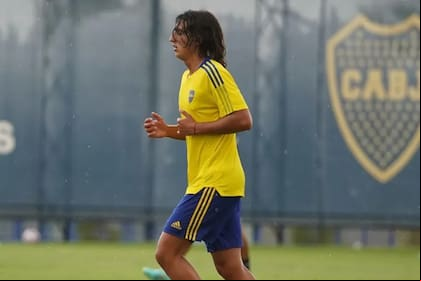 Coira, durante su paso por las inferiores de Boca