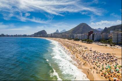 Copacabana, un clásico de Río de Janeiro con abundancia de hoteles para elegir; la apreciación del peso vuelve a ponerla a tiro de argentinos