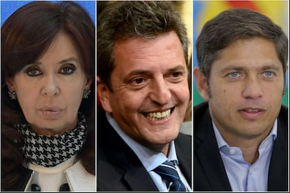 Cristina Kirchner, Sergio Massa y Axel Kicillof, protagonistas de una negociación definitoria para la elección bonaerense