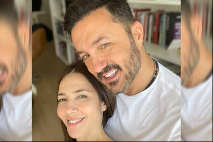 Cristina Pérez y su flamante novio, Luis Petri