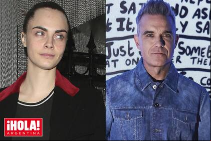 De estreno. Cara Delevingne y Robbie Williams debutaron con sus nuevos proyectos profesionales: la actriz y modelo en teatro, y el cantante con su muestra de arte.