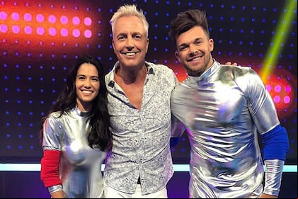 Delfina, Leandro y Marley, juntos después de doce años.