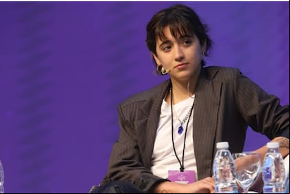 Delfina Pignatiello contó a qué se dedica ahora en el marco del Congreso CREA