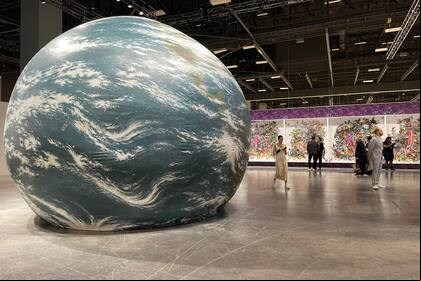 Earth Play, de Seung-taek Lee, en la sección Meridians de Art Basel Miami Beach