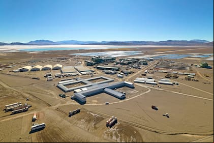 El denominado Proyecto Fénix está a cargo de Arcadium LIthium y ubicado en el Salar del Hombre Muerto, en Catamarca