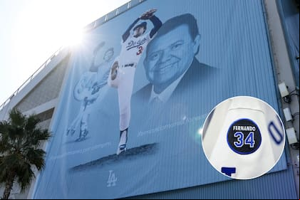El Dodger Stadium está listo para la Serie Mundial, donde los jugadores portarán el parche en honor a Fernando Valenzuela