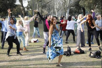 El estudio María Fux invitó a despedir a su creadora a través de la danza