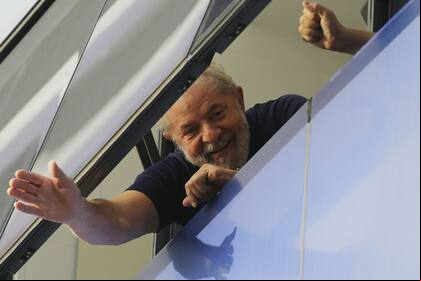 El ex presidente brasileño antes de ir preso
