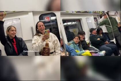 El experimento social fue realizado en la línea A de subte