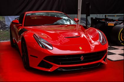 El Ferrari F12 Berlineta en una edición anterior de La Mashine