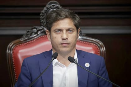 El gobernador bonaerense Axel Kicillof