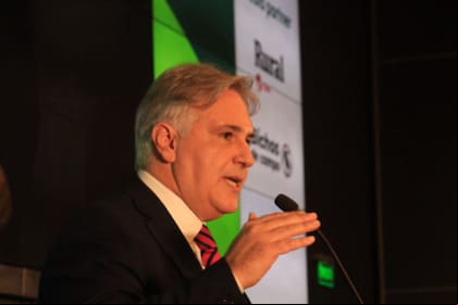 El gobernador de Córdoba, Martín Llaryora en una nueva edición de Jonagro, la Jornada Nacional del Agro