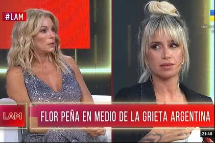 El incómodo ida y vuelta entre Florencia Peña y Yanina Latorre: "Me siento agredida"