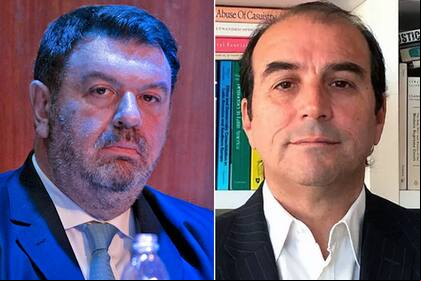 El juez federal Ariel Lijo y el académico Manuel García-Mansilla, los dos candidatos de Javier Milei para integrar la Corte Suprema