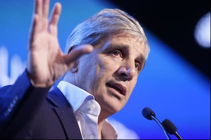 El ministro de Economía, Luis Caputo
