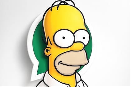 El "modo Los Simpson" de WhatsApp se puede activar en pocos pasos