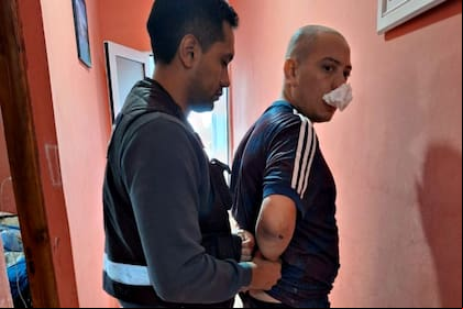 El momento de la detención de Matías Paz, el tirador que abrió fuego en un bar en Salta