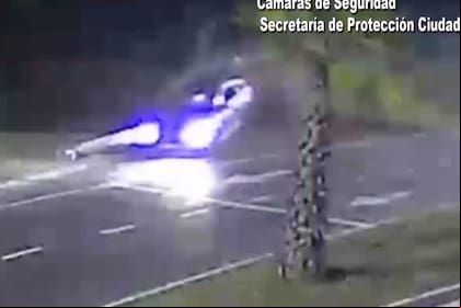 El momento del choque, en Tigre