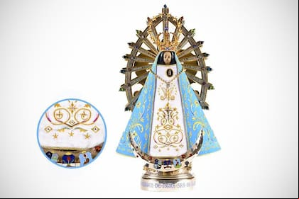 El nuevo manto de la Virgen de Luján