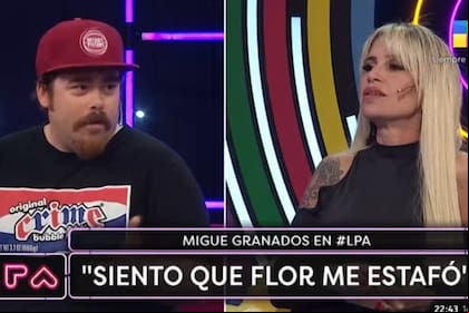El picante ida y vuelta entre Migue Granados y Flor Peña por su cuenta en Divas Play: “Me hiciste pagar”