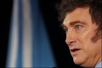 El presidente de Argentina, Javier Milei (Foto AP /Matilde Campodonico)
