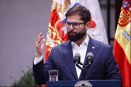 El presidente de Chile, Gabriel Boric