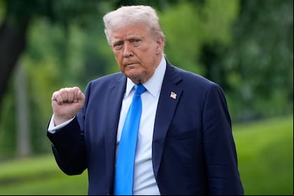 El presidente de Estados Unidos Donald Trump