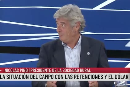 El presidente de la SRA, Nicolás Pino en LN+