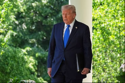 El presidente Donald Trump en la Casa Blanca en Washington el 1 de mayo del 2025. (AP foto/Evan Vucci)