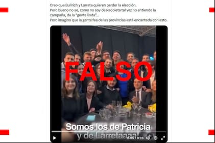El video apócrifo ha alcanzado más de medio millón visualizaciones en redes sociales, y ha sido compartido por figuras de la política
