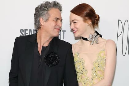 Emma Stone y Mark Ruffalo celebraron su nominación a los Premios Oscar por Poor Things