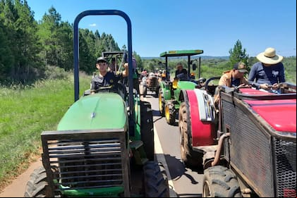 En Misiones hubo protestas de yerbateros por los bajos precios