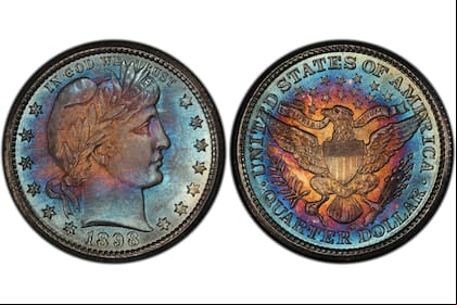 Esta pieza acuñada en la Casa de la Moneda de Nueva Orleans puede alcanzar valores elevados en el mercado debido al característico color en su diseño