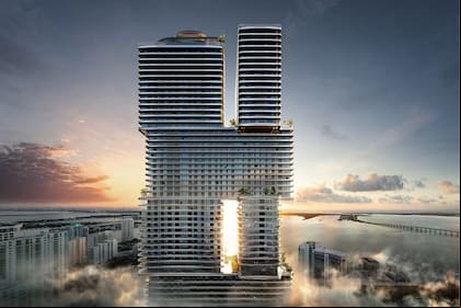 Esta torre se construye en Miami, aún no está lista pero ya "puede vivirse"