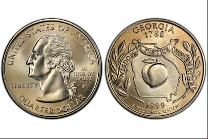 Estas monedas son parte de una serie conmemorativa lanzada a fines de la década del 90 y comienzo del nuevo milenio