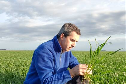 Esteban Bilbao es ingeniero agrónomo, asesor privado y también pequeño productor que siembra unas 150 hectáreas