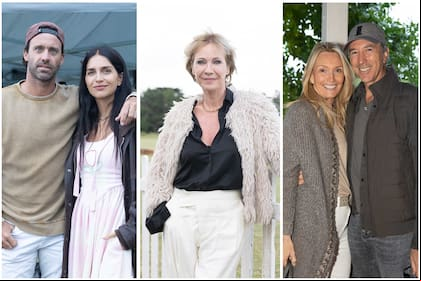 Facundo Pieres y Zaira Nara, Inés Estévez, Catherine y Pablo Roemmers